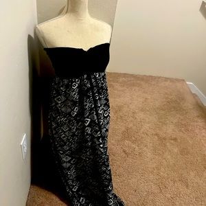 Women Dress, made with split opening in the center front.